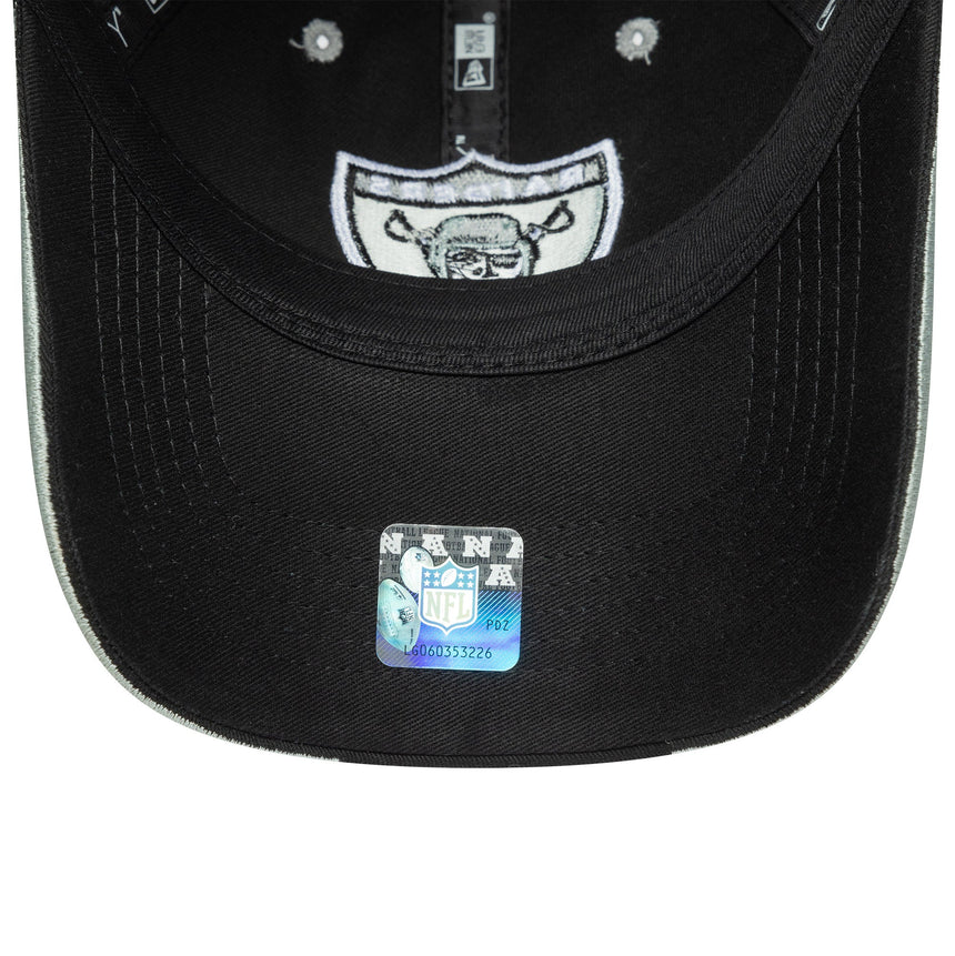 Gorra de los Raiders de Las Vegas, NFL, New Era, 9TWENTY, negra
