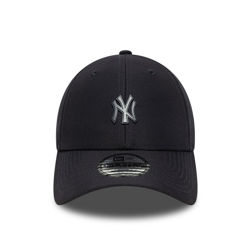 Gorra de los Yankees de Nueva York, azul con pin azul, New Era, 9FORTY, azul