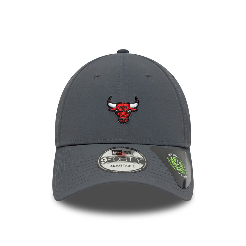 Gorra de los Chicago Bulls, reciclada, 9FORTY, New Era, gris