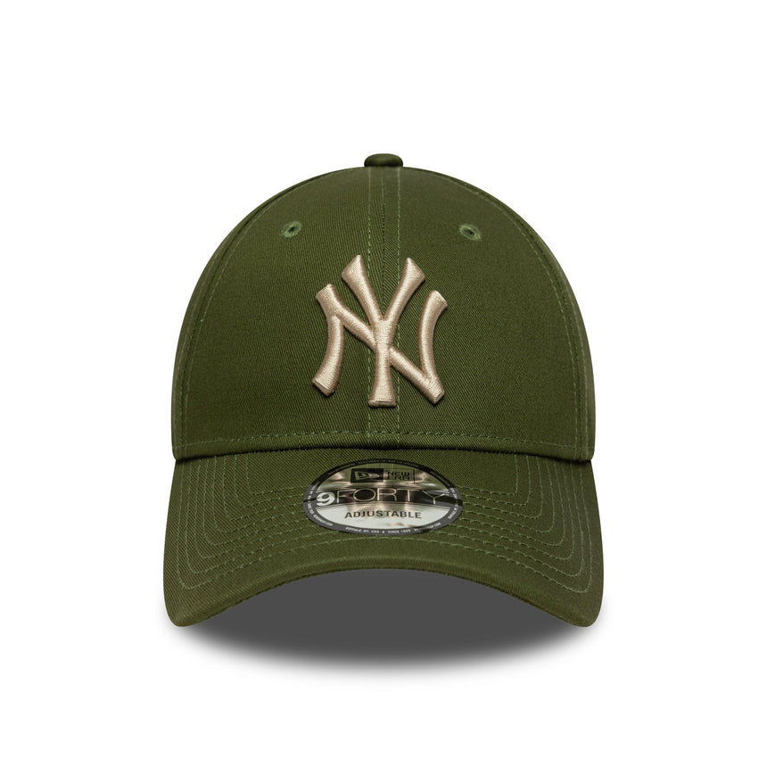 Gorra de los Yankees de Nueva York, lisa, New Era, 9FORTY, verde