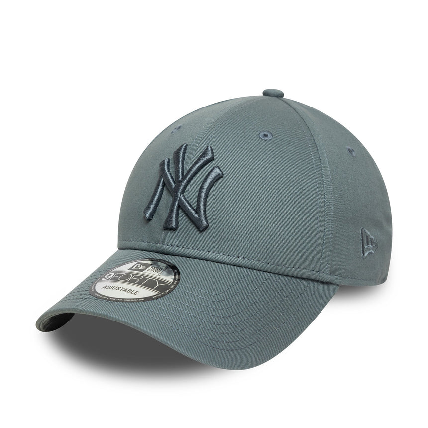 Gorra de los Yankees de Nueva York, pin esencial de la liga, New Era, 9FORTY, camuflaje, gris