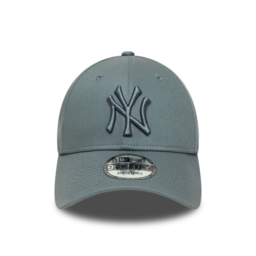 Gorra de los Yankees de Nueva York, pin esencial de la liga, New Era, 9FORTY, camuflaje, gris
