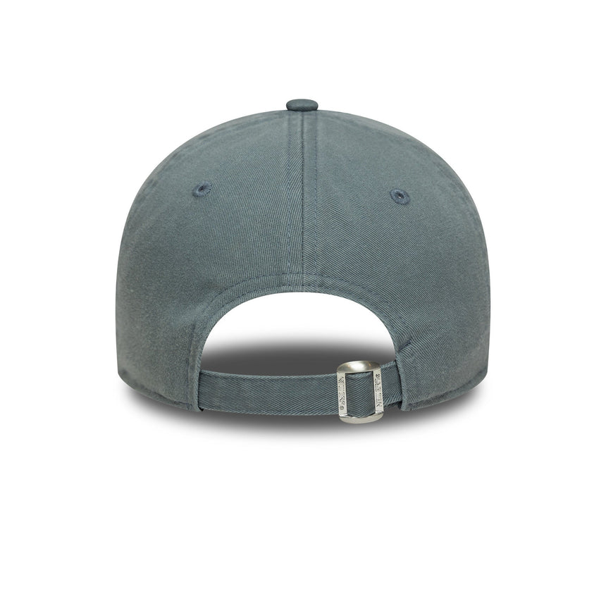 Gorra de los Yankees de Nueva York, logo mini lavado, New Era, 9TWENTY, gris