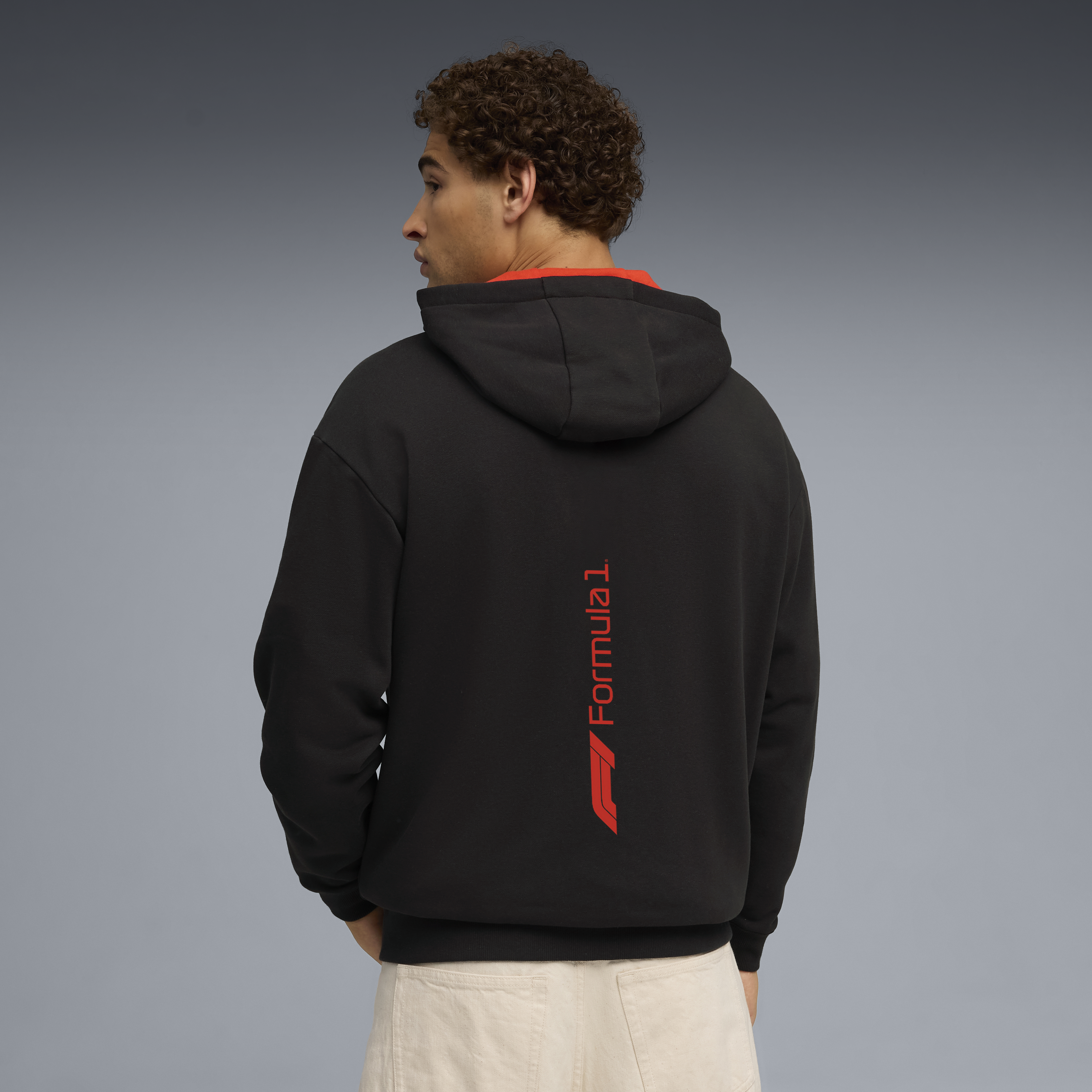 Sudadera F1, Puma, Esencial+, cremallera completa, negra 🔥