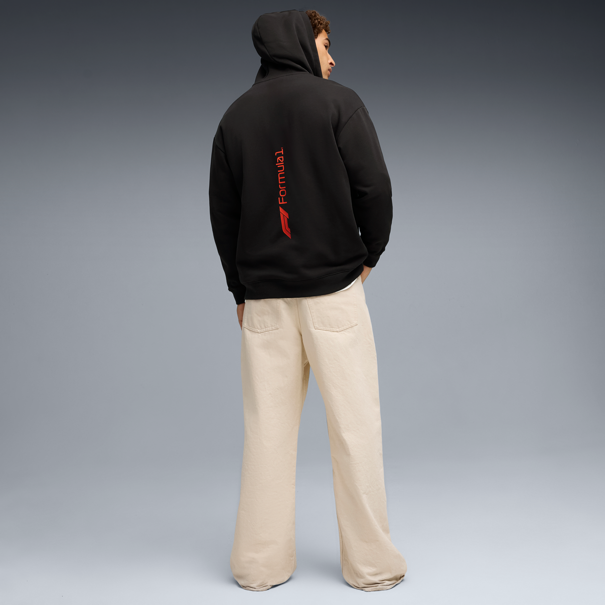 Sudadera F1, Puma, Esencial+, cremallera completa, negra 🔥