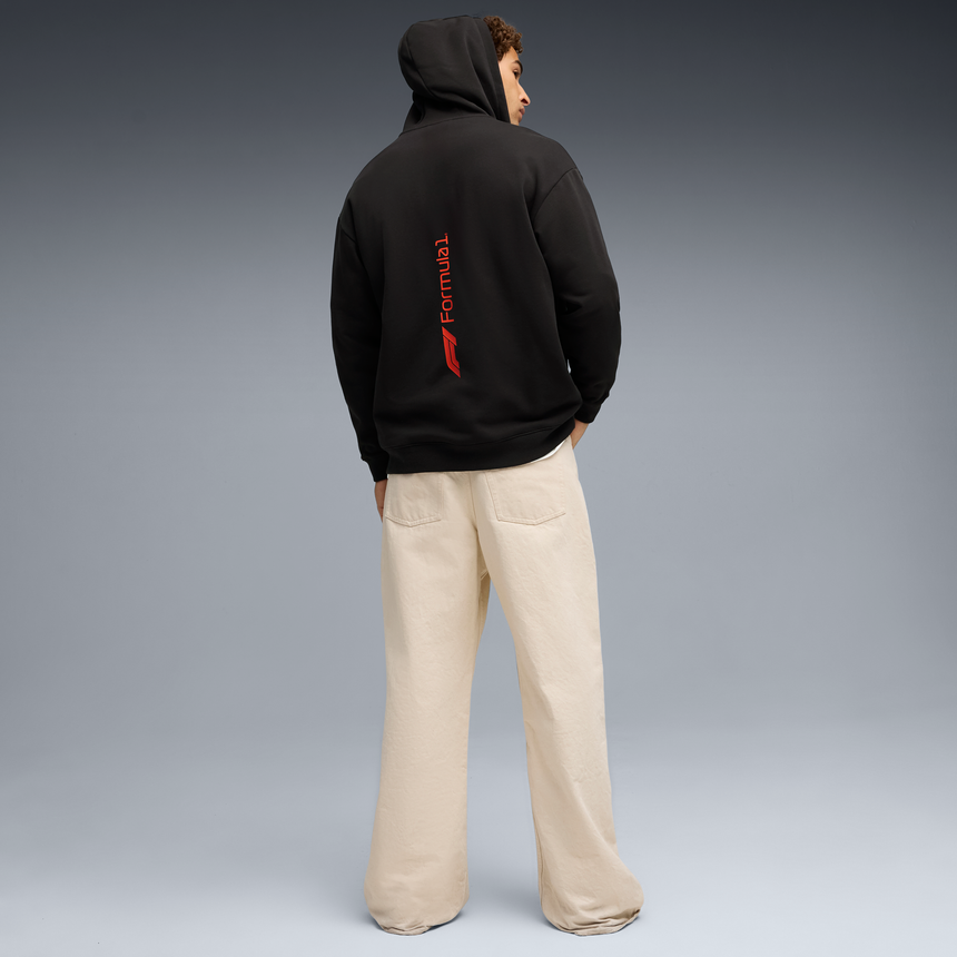 Sudadera F1, Puma, Esencial+, cremallera completa, negra 🔥