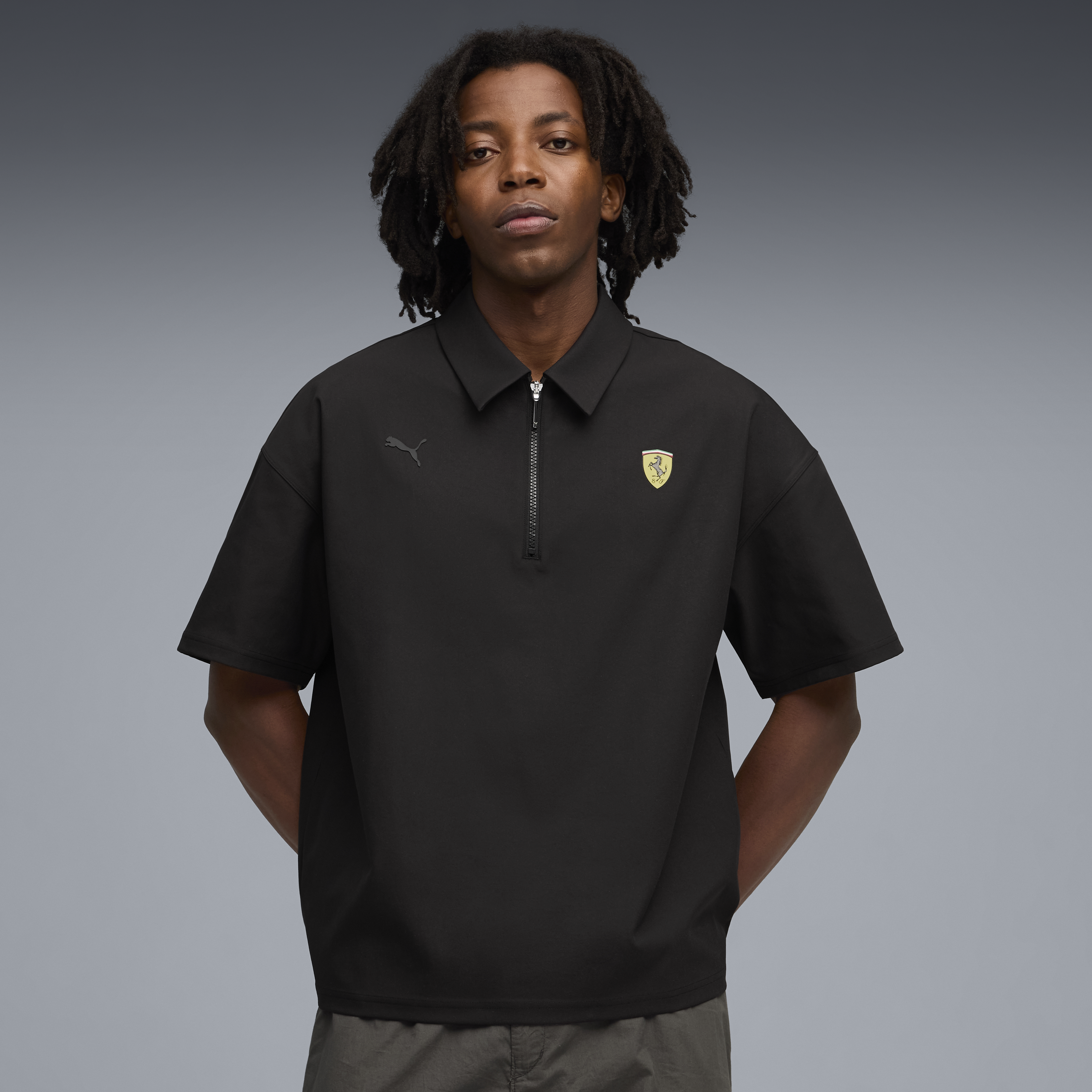 Polo Ferrari, Puma, premium, negro 🔥