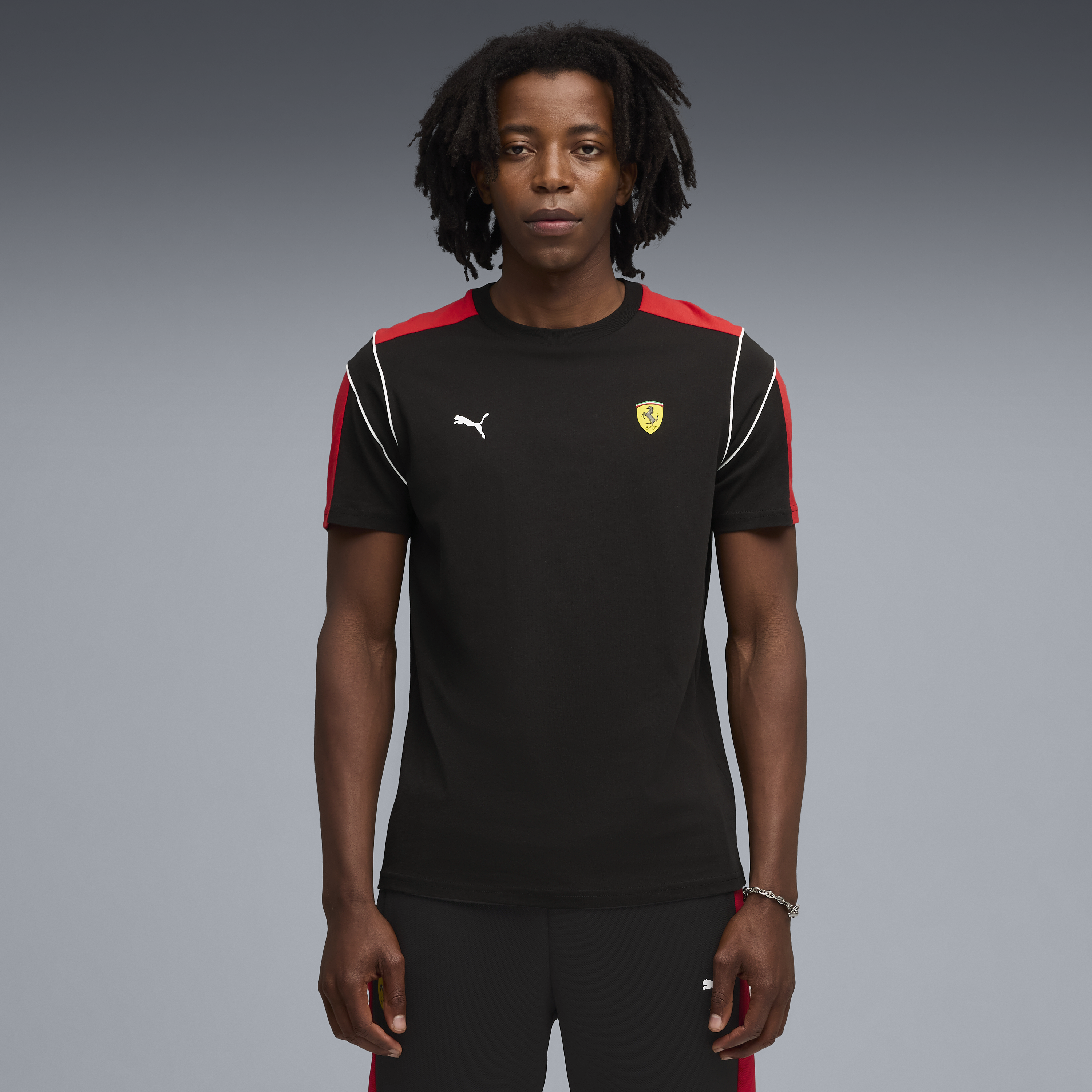 Camiseta Ferrari, Puma, MT7, negra 🔥