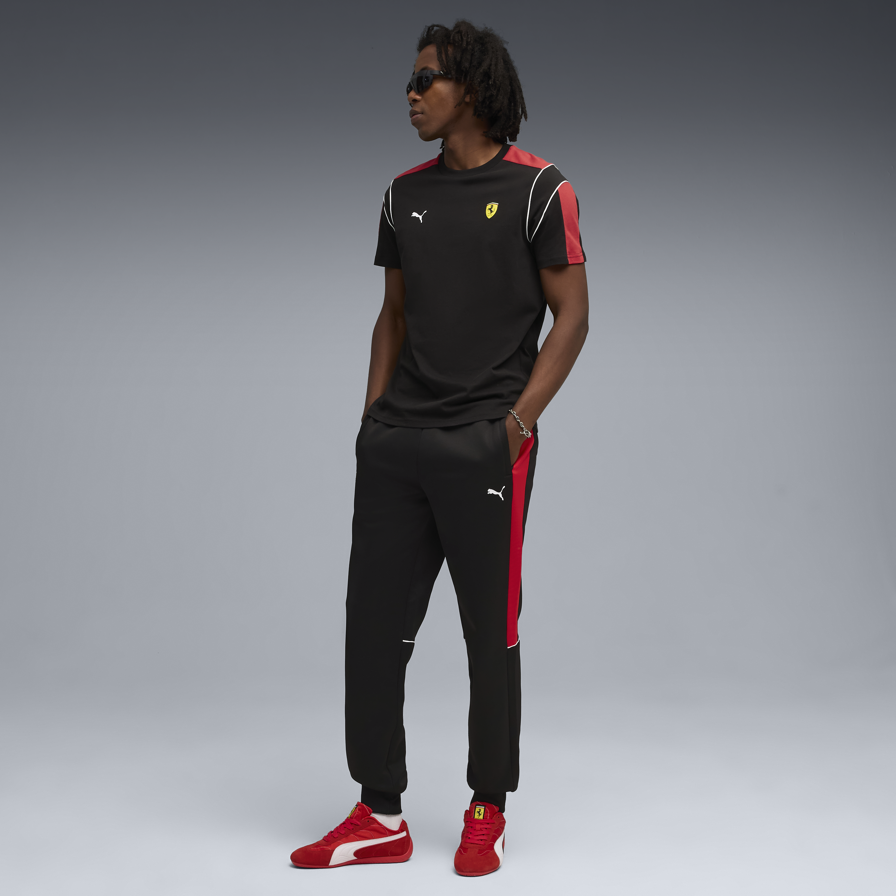 Camiseta Ferrari, Puma, MT7, negra 🔥