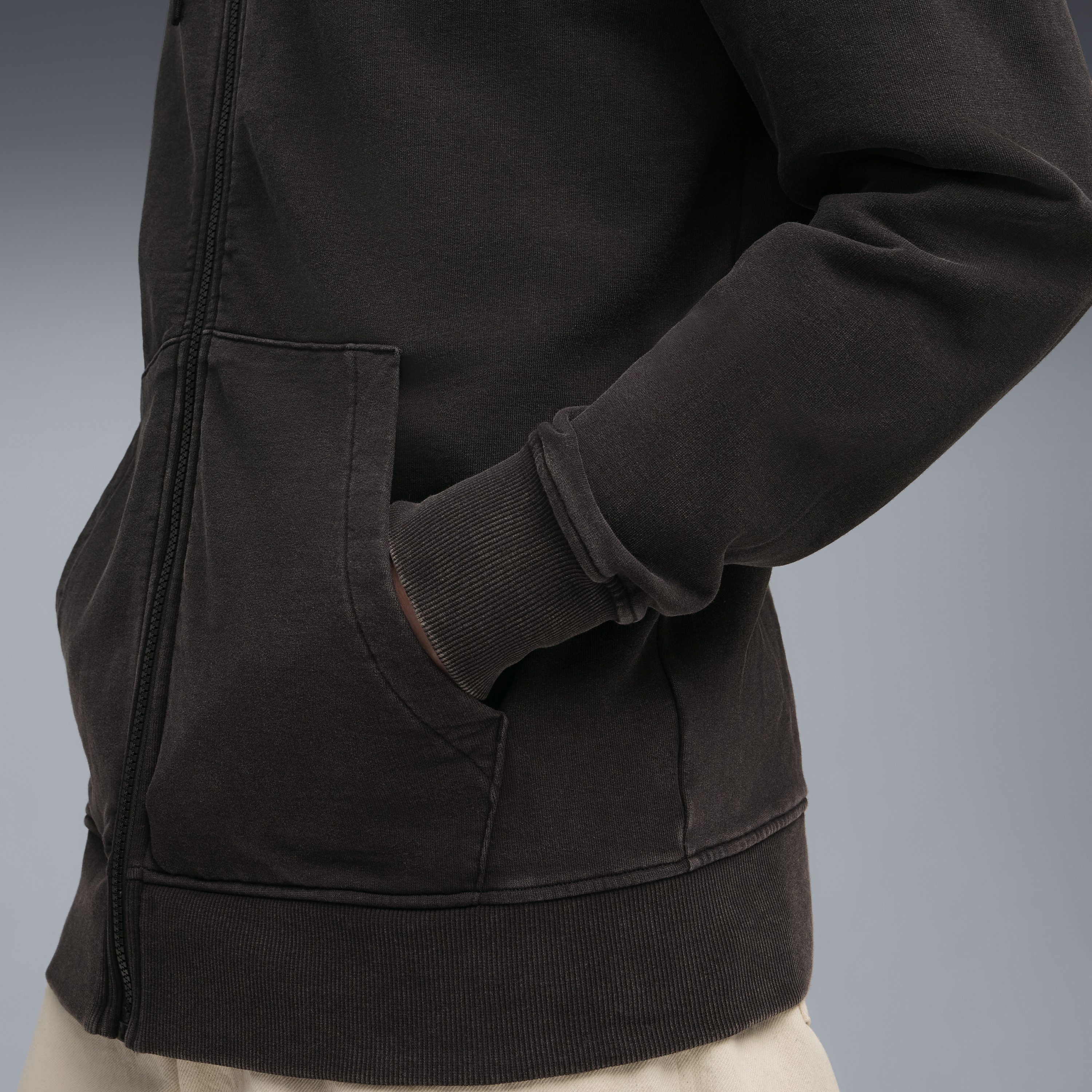 Sudadera con cremallera de Ferrari, Puma, negra 🔥