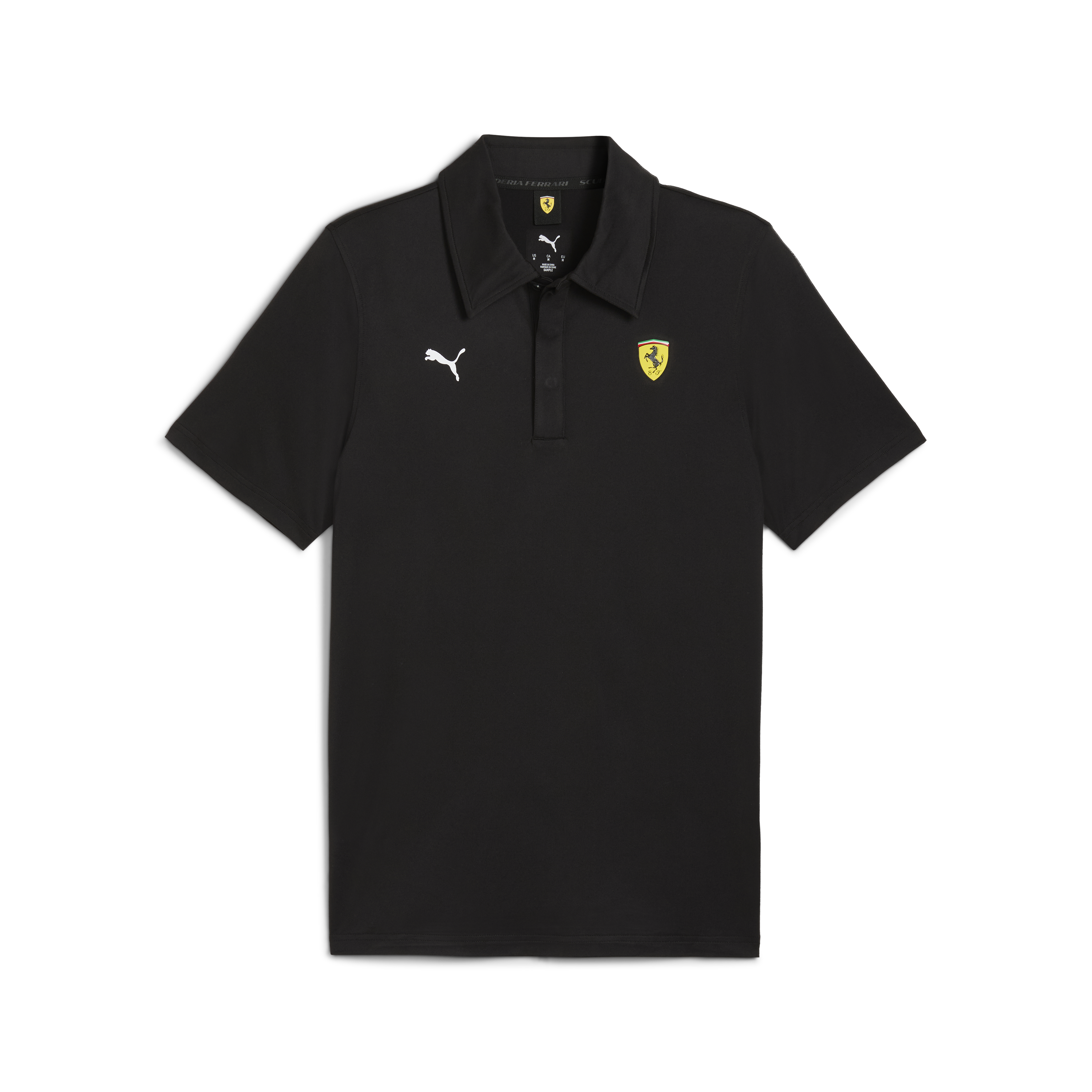 Polo Ferrari, Puma, ropa deportiva cloudspun, negro 🔥