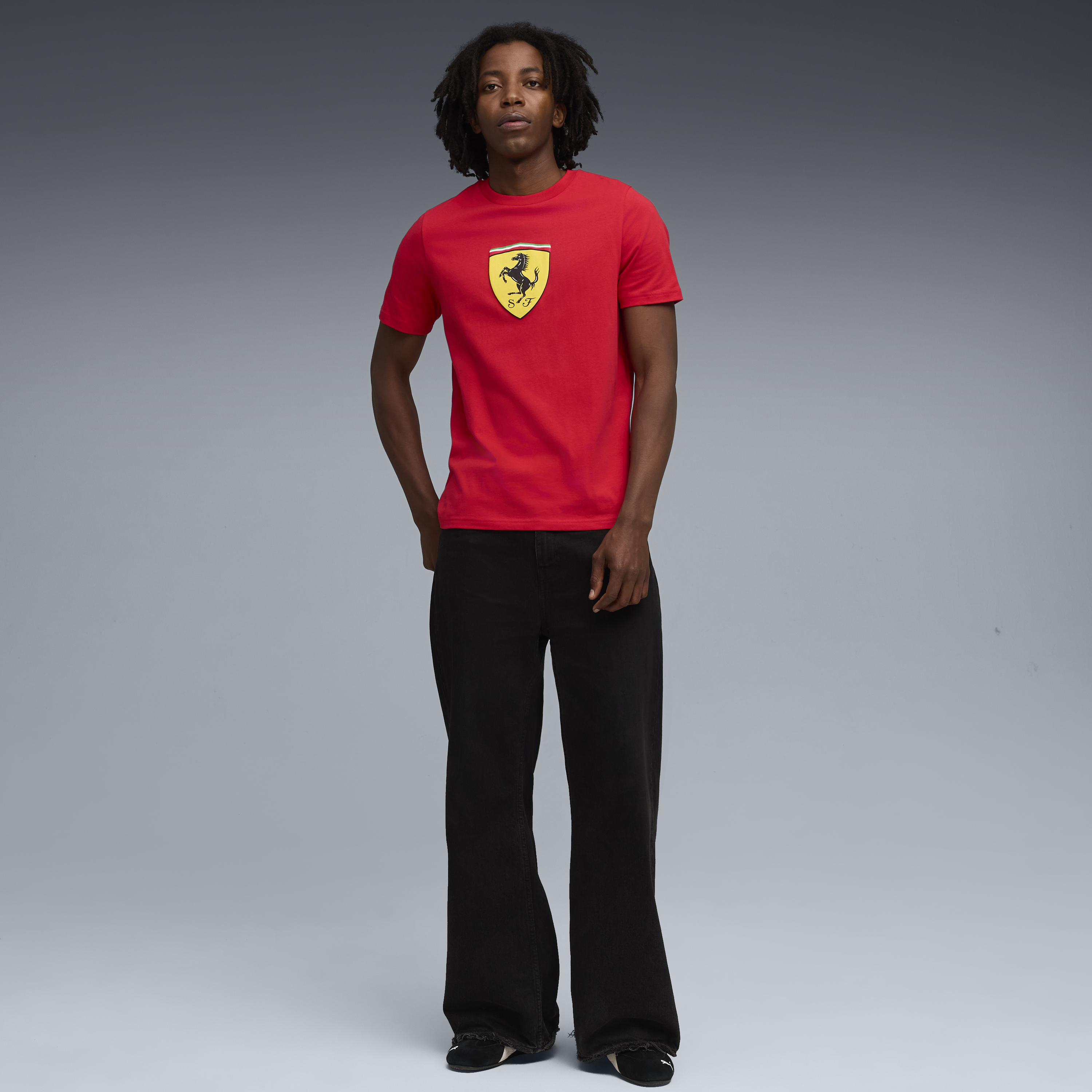 Camiseta de Ferrari, Puma, ropa deportiva, roja 🔥
