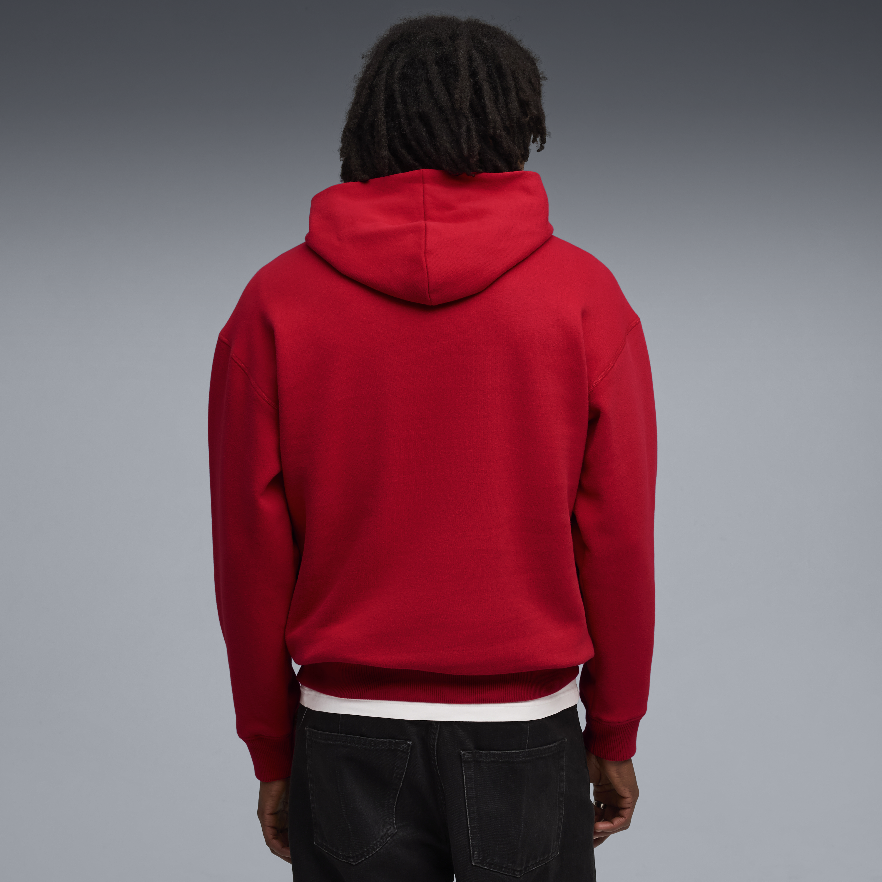 Sudadera con capucha Ferrari, Puma, ropa deportiva, logo de escudo, rojo 🔥