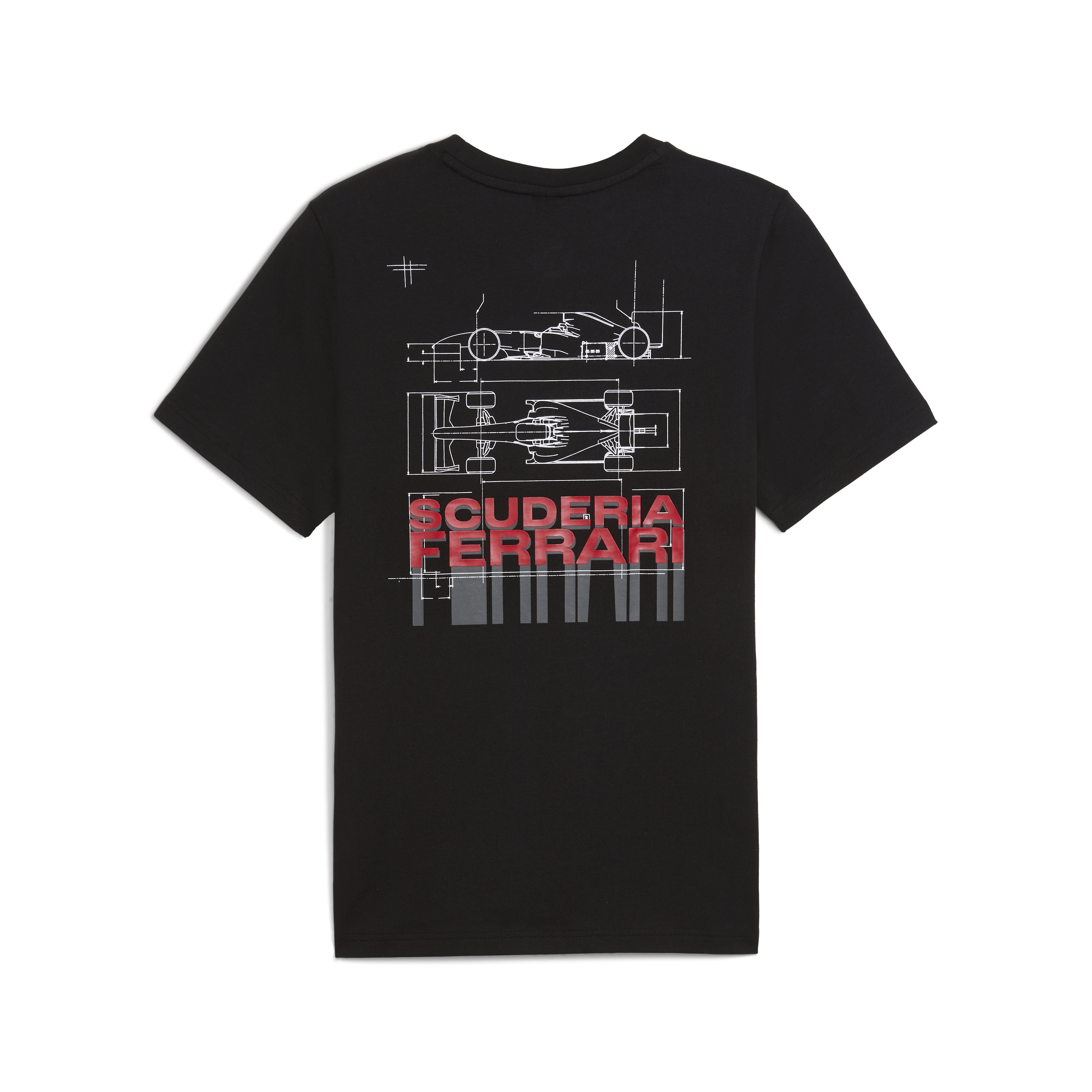 Camiseta gráfica de Ferrari, Puma, negra 🔥