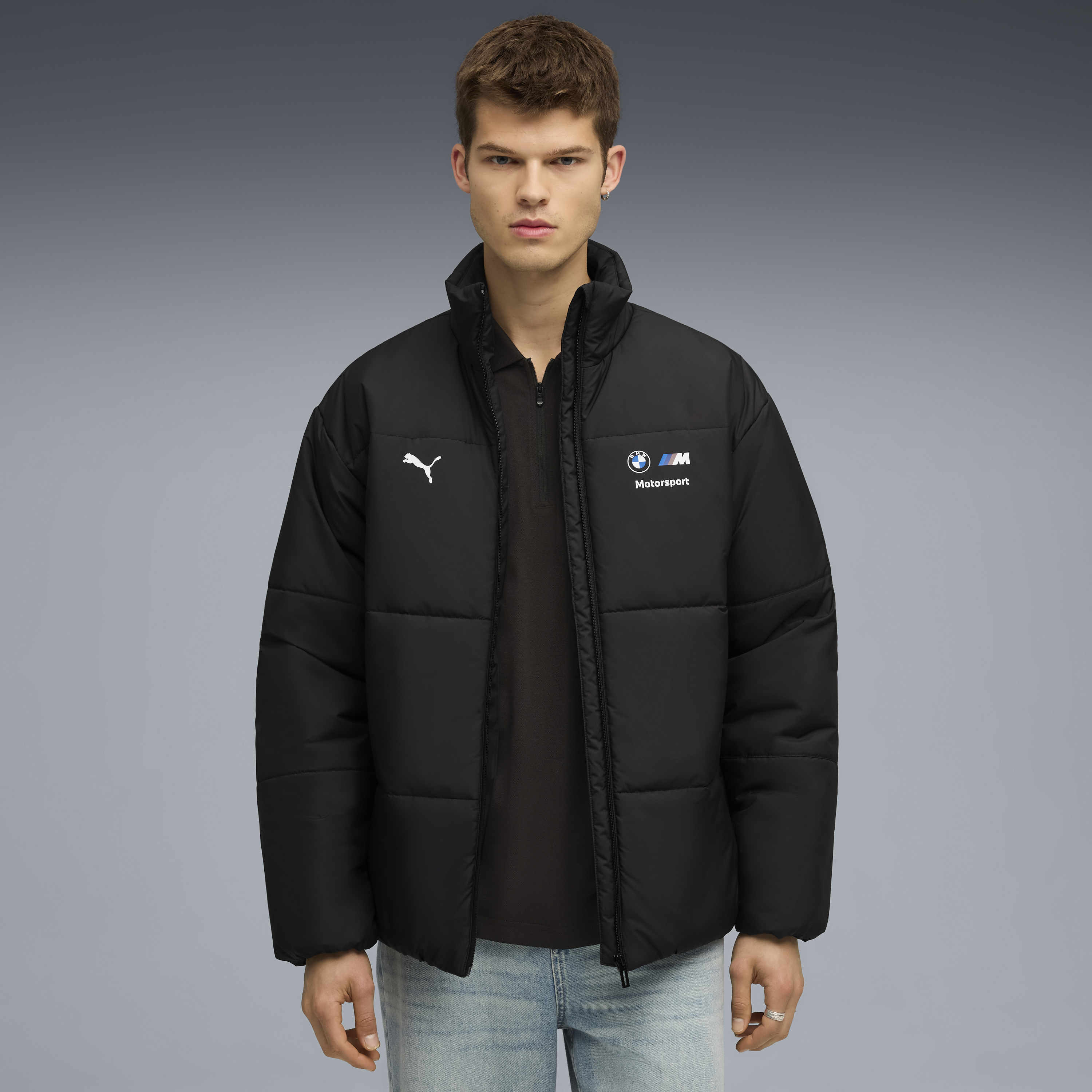 Chaqueta acolchada BMW, Puma, MMS, essential+, negra 🔥