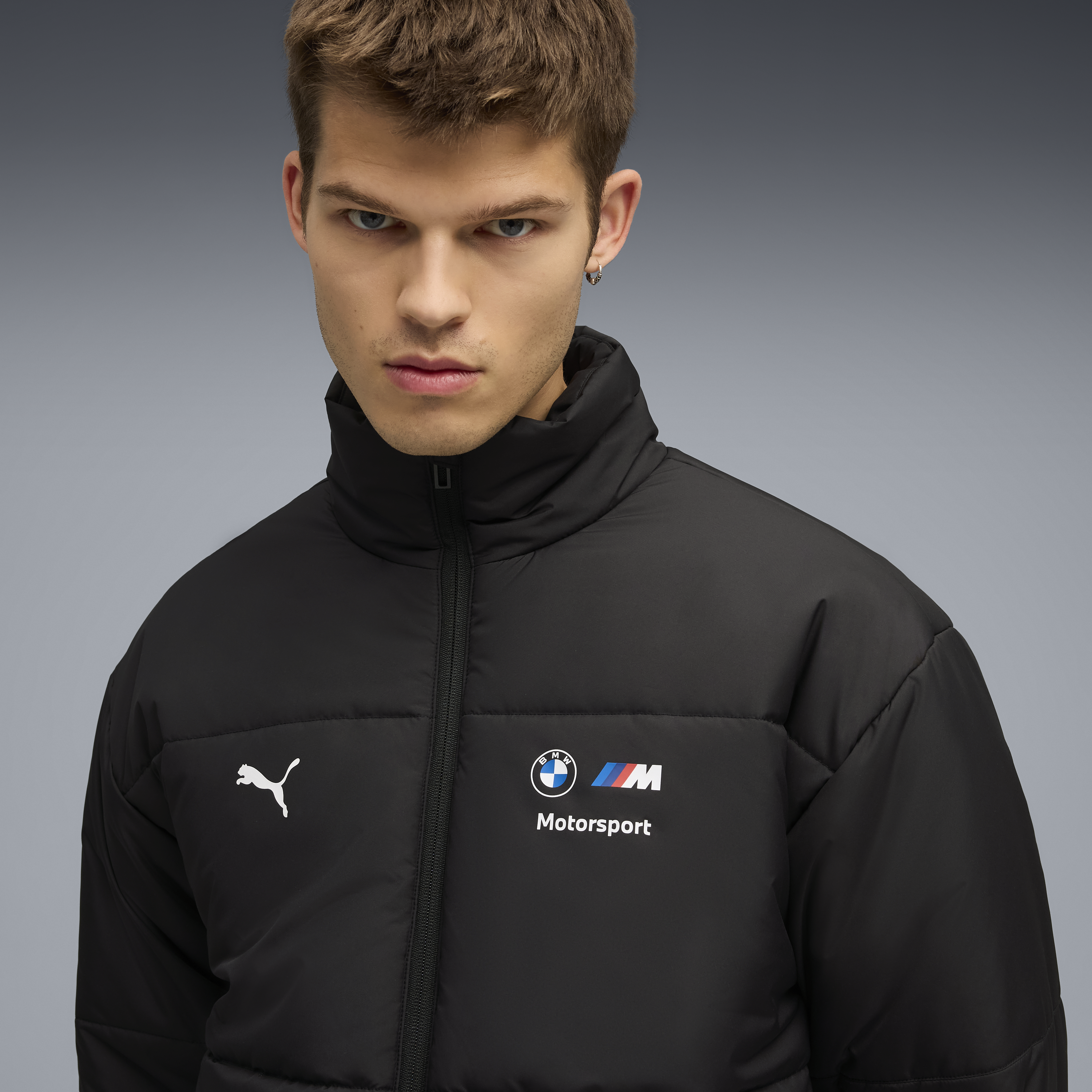 Chaqueta acolchada BMW, Puma, MMS, essential+, negra 🔥