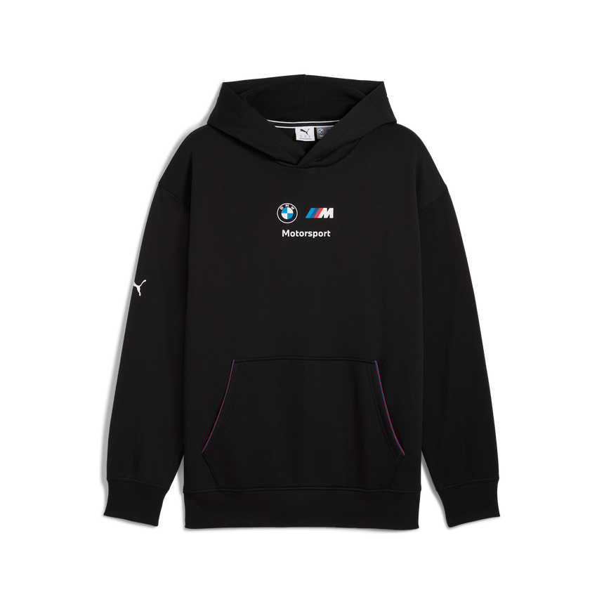Sudadera con capucha de forro polar BMW, Puma, MMS, essential+, negra 🔥