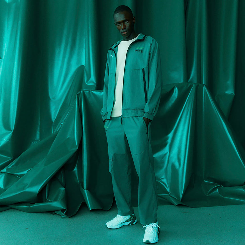 Chaqueta Aston Martin, Puma, Lifestyle, PUMATECH, verde 🔥