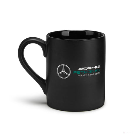 Taza, Mercedes Logo, Unisex, Negro, 2022 - FansBRANDS®