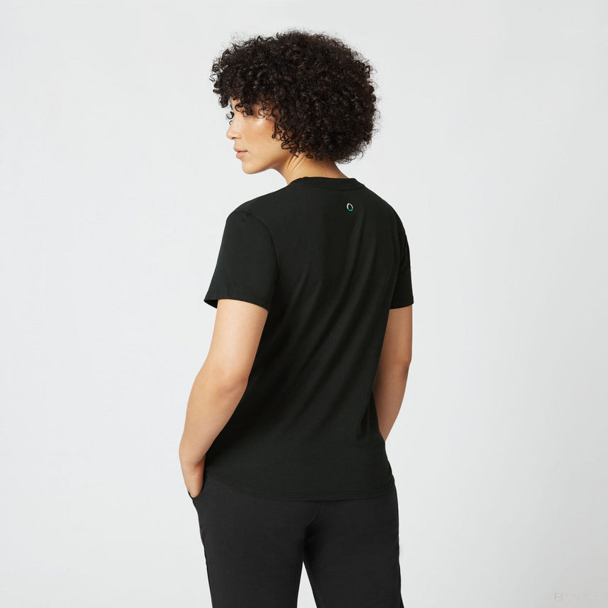 2022, Negro, Large Logo, Mercedes Camiesta Mujeres - FansBRANDS®