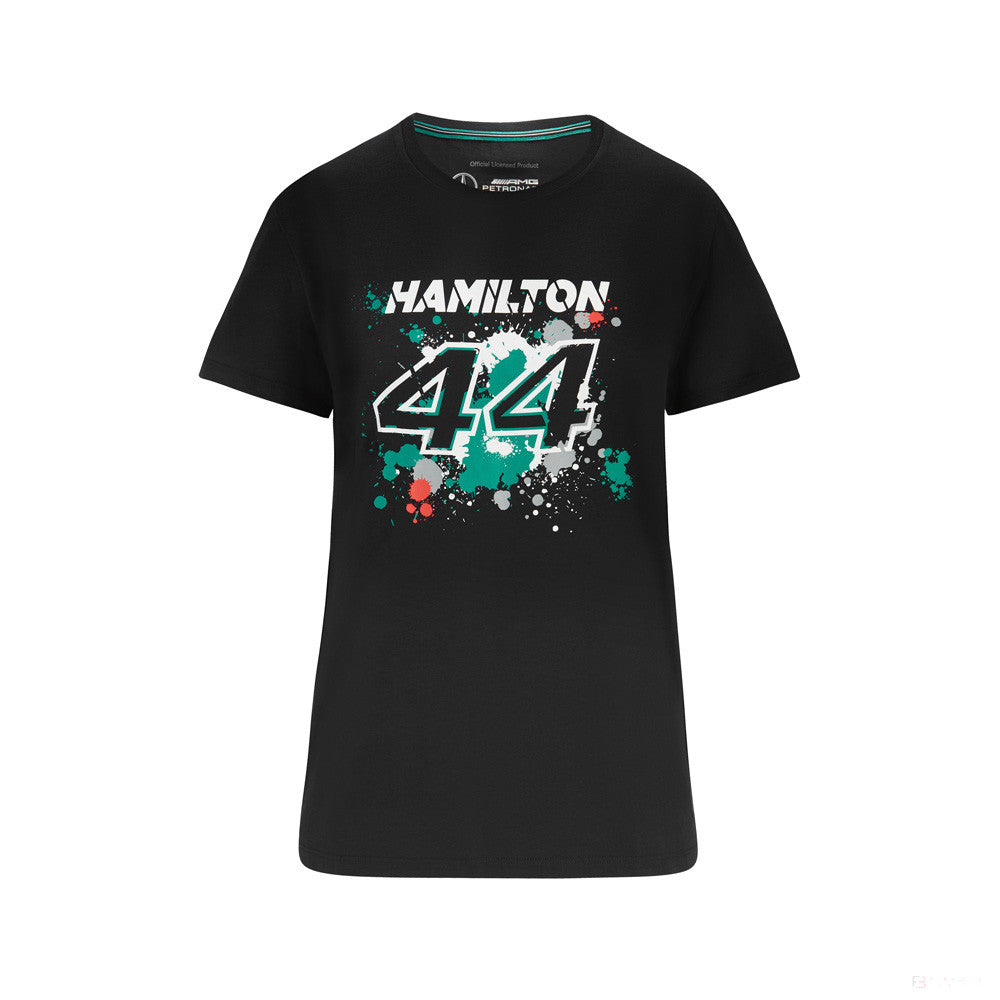 2022, Negro, LEWIS #44, Mercedes Lewis Hamilton Camiesta Mujeres - FansBRANDS®