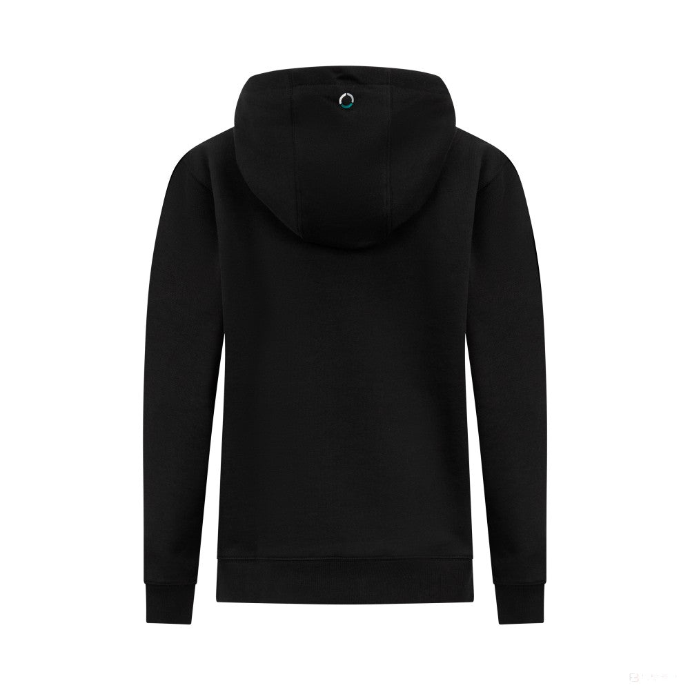 Sudadera con capucha y logotipo Mercedes, niño, negra - FansBRANDS®