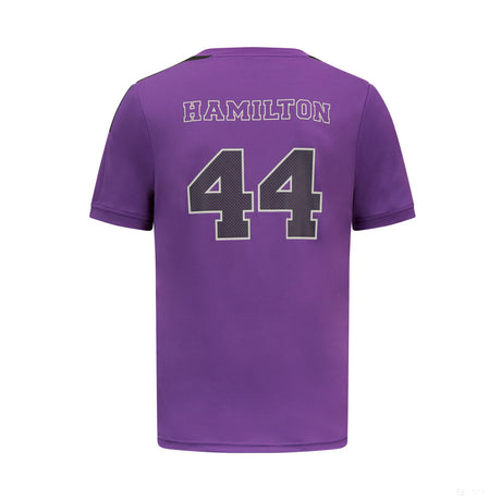 Camiseta deportiva Mercedes Lewis Hamilton, morada - FansBRANDS®