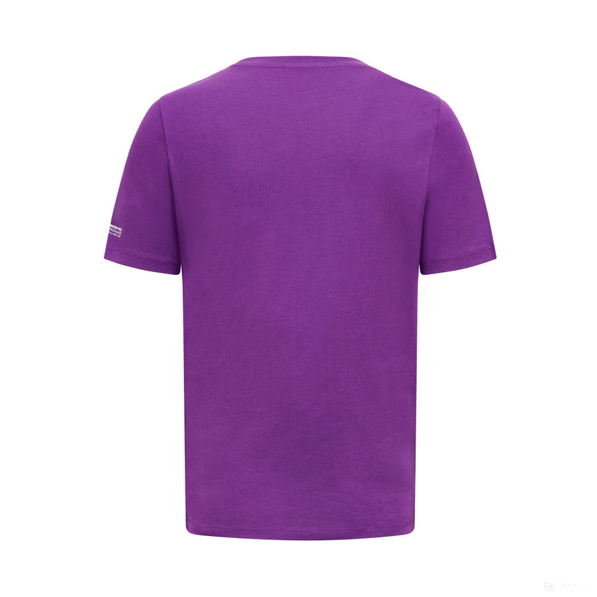 Camiseta Mercedes Lewis Hamilton Logo, Hombre, Morado - FansBRANDS®