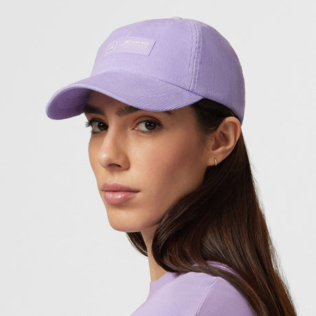 Gorro Mercedes Retro Corduroy, morado - FansBRANDS®