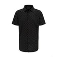 Mercedes, Camisa de lunares para hombre, negra - FansBRANDS®