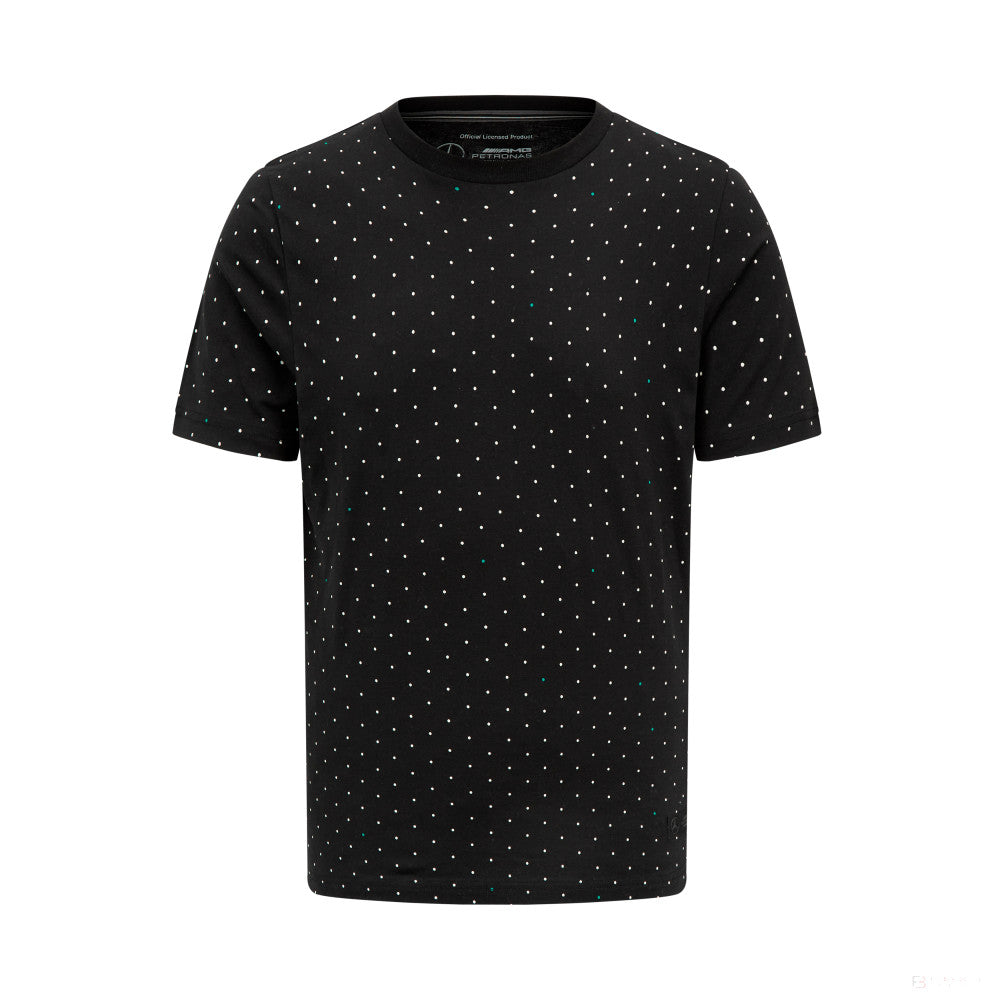 Mercedes, Camiseta de lunares para hombre, Negra - FansBRANDS®