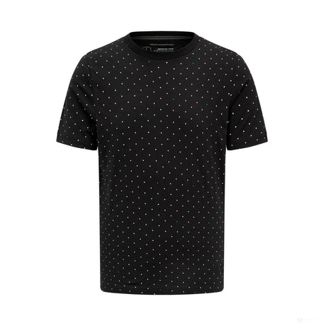 Mercedes, Camiseta de lunares para hombre, Negra - FansBRANDS®