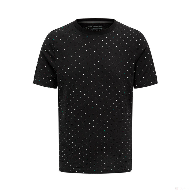 Mercedes, Camiseta de lunares para hombre, Negra - FansBRANDS®