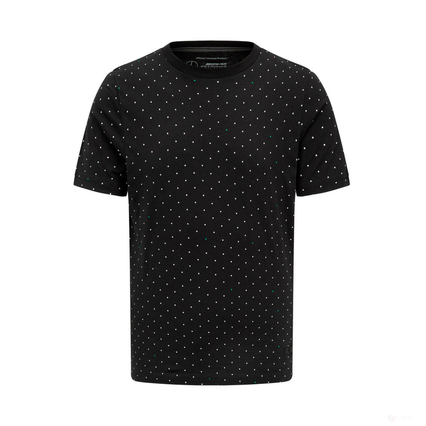 Mercedes, Camiseta de lunares para hombre, Negra - FansBRANDS®