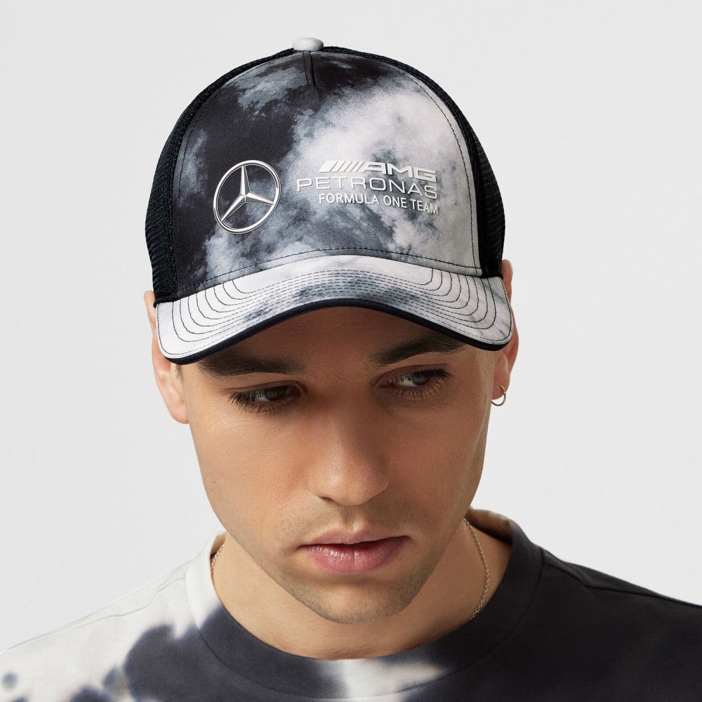 Gorra Mercedes Tie Dye Trucker gris - FansBRANDS®