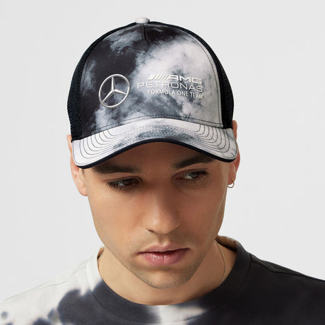 Gorra Mercedes Tie Dye Trucker gris - FansBRANDS®