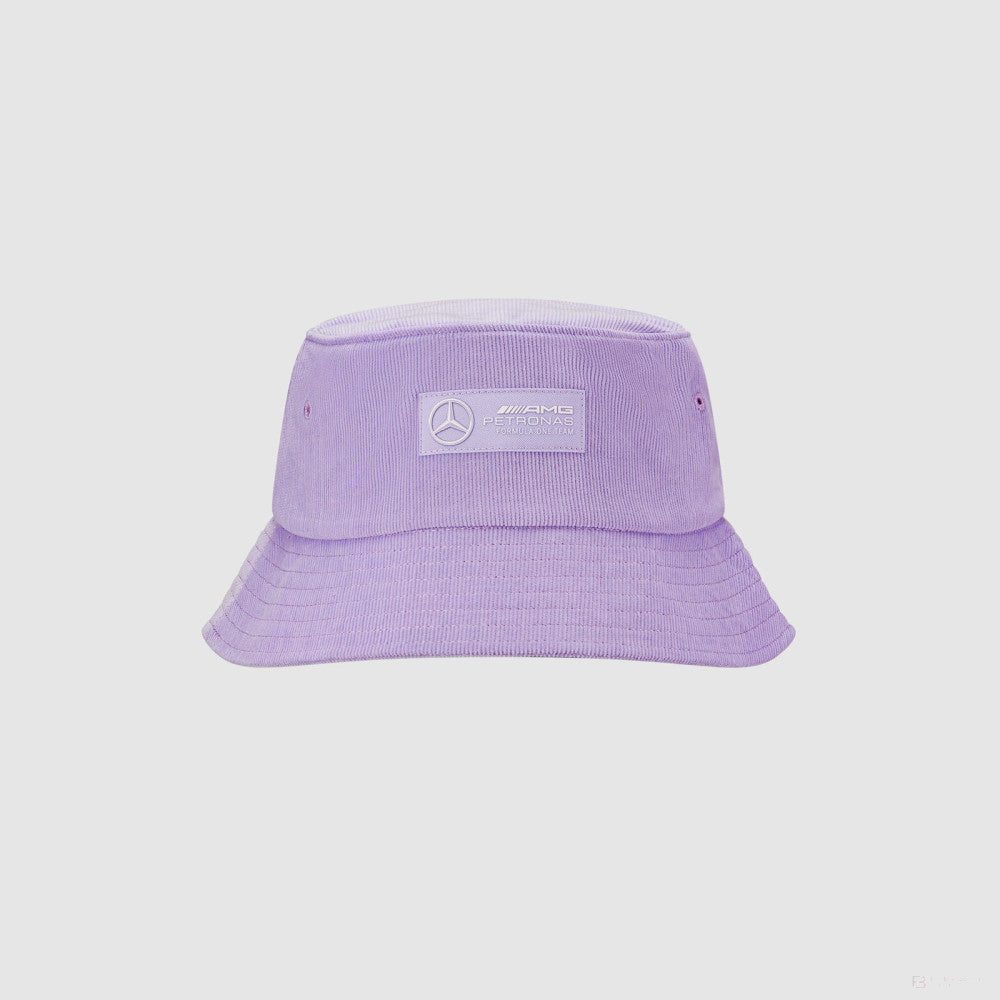 Mercedes Gorro de pesca retro con cordón, morado - FansBRANDS®