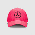 Mercedes Team Lewis Hamilton Col Driver gorra de béisbol rosa neón, 2023 - FansBRANDS®