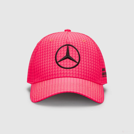 Mercedes Team Lewis Hamilton Col Driver gorra de béisbol rosa neón, 2023 - FansBRANDS®