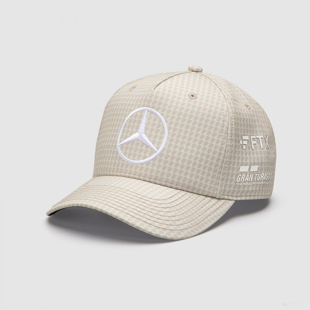 Mercedes Team Lewis Hamilton Col Driver gorra de béisbol natural, 2023 - FansBRANDS®