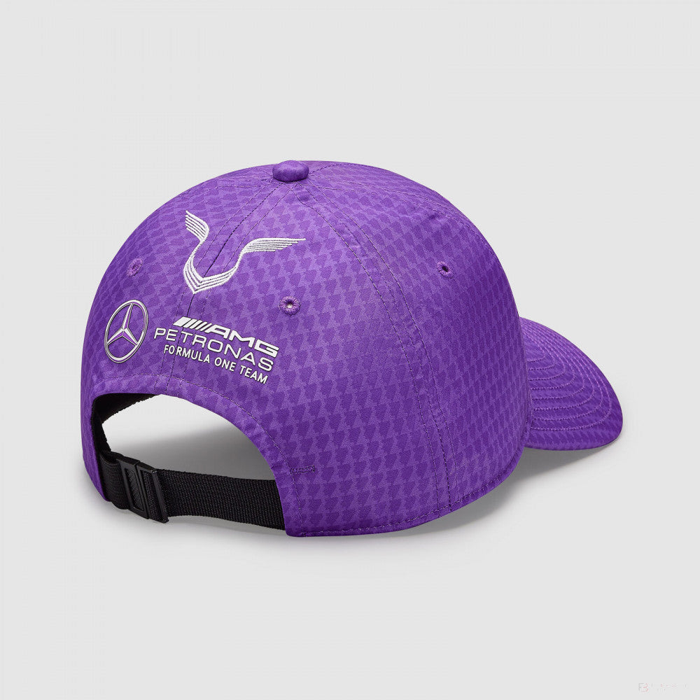 Mercedes Team Kids Lewis Hamilton Col Driver gorra de béisbol púrpura, 2023 - FansBRANDS®