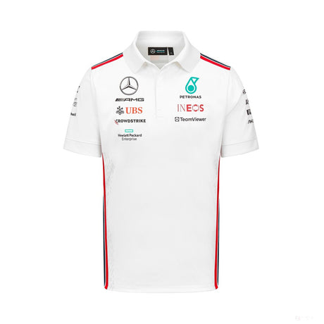 Equipo Mercedes, camiseta de hombre, blanca, 2023 - FansBRANDS®