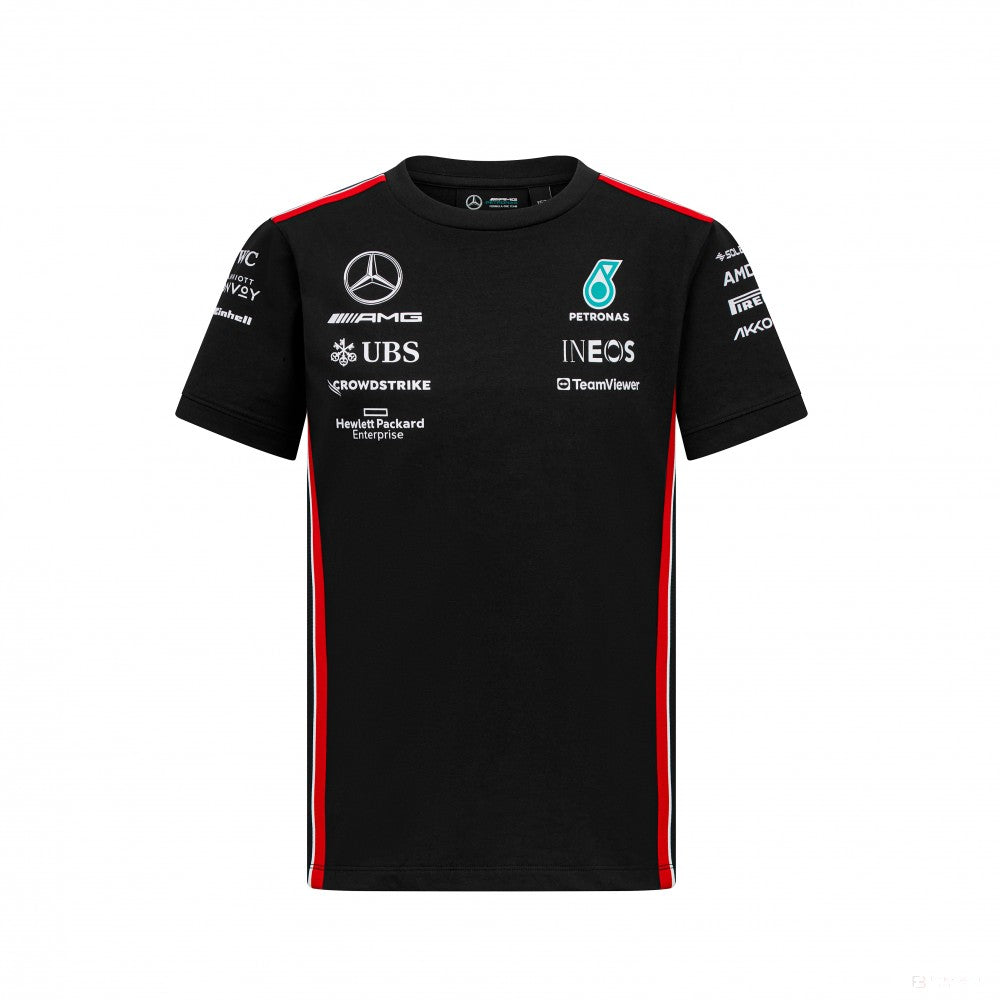 Equipo Mercedes, Camiseta Driver, Negro niño, 2023 - FansBRANDS®