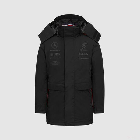 Mercedes Team, Chaqueta de invierno, negra, 2023 - FansBRANDS®
