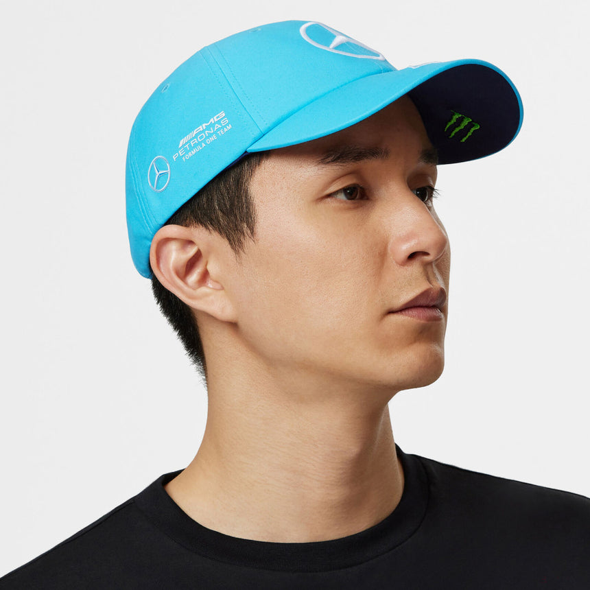 Mercedes Team George Russell Gorra de piloto azul, 2023 - FansBRANDS®