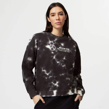 Mercedes, mujer, Tie Dye Crew, gris - FansBRANDS®