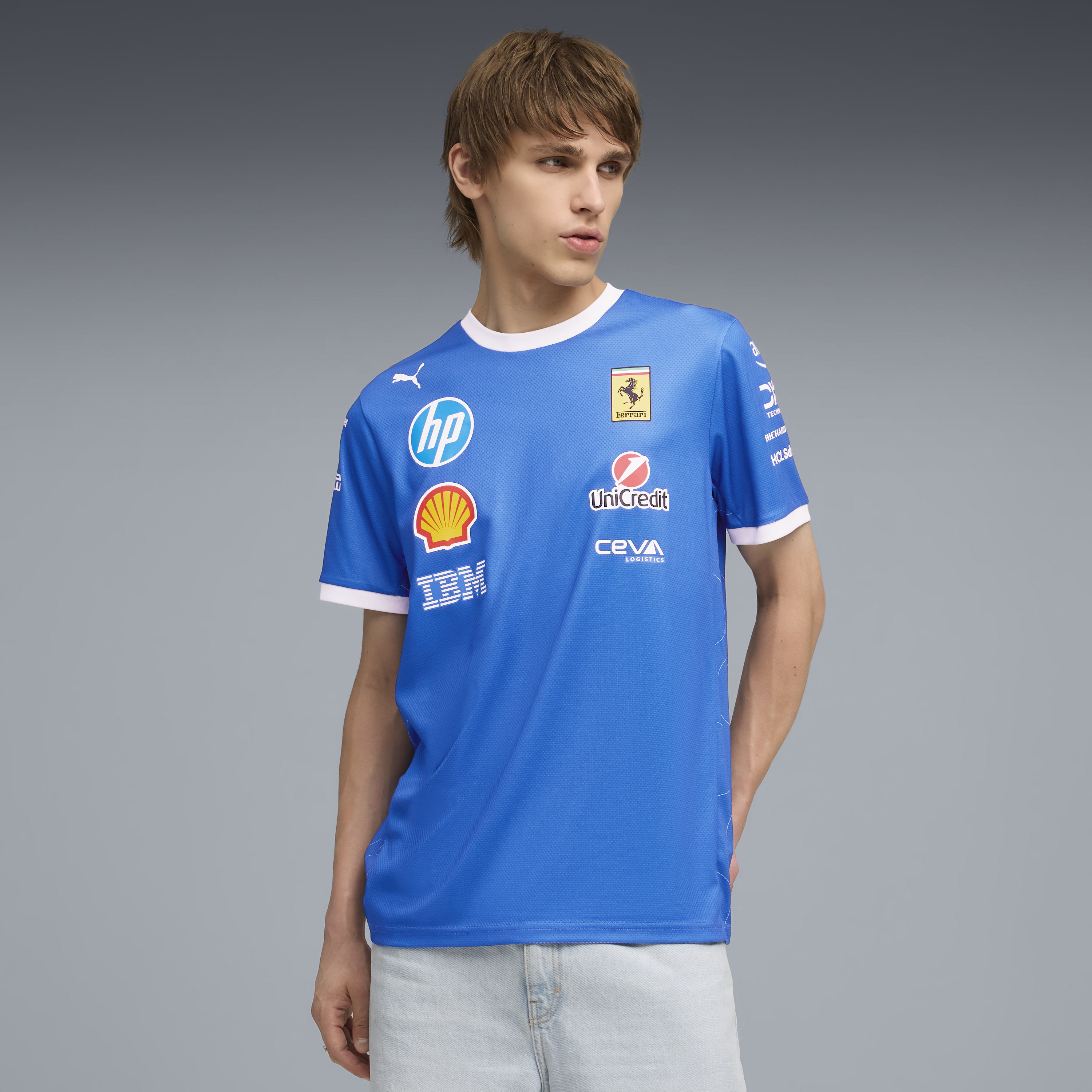 Camiseta Ferrari, equipo, edición especial Puma Monza, azul 🔥