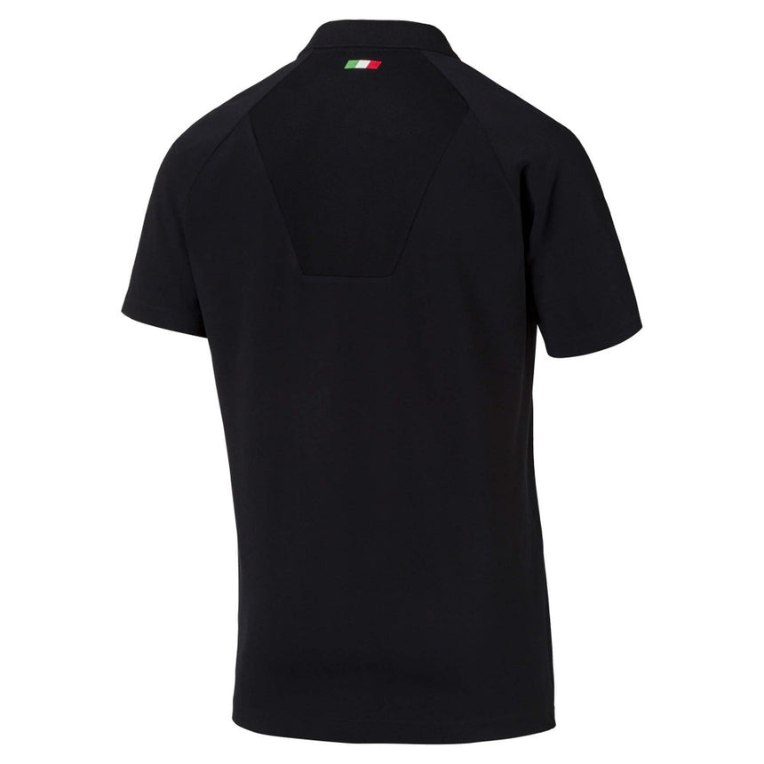 Camiseta de hombre con cuello, Puma, Ferrari shield, Hombre, Negro, 2017 - FansBRANDS®