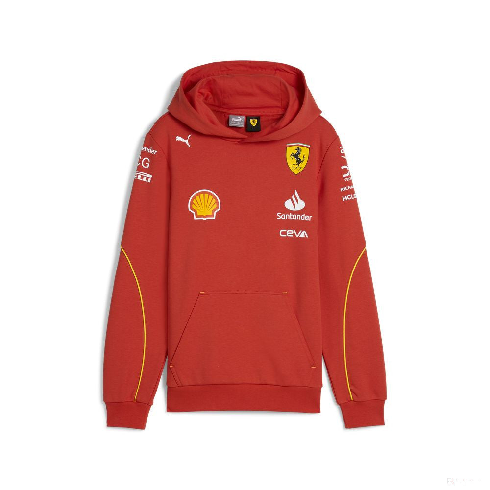 Ferrari sudadera con capucha, Puma, equipo, niño, rojo, 2024 - FansBRANDS®