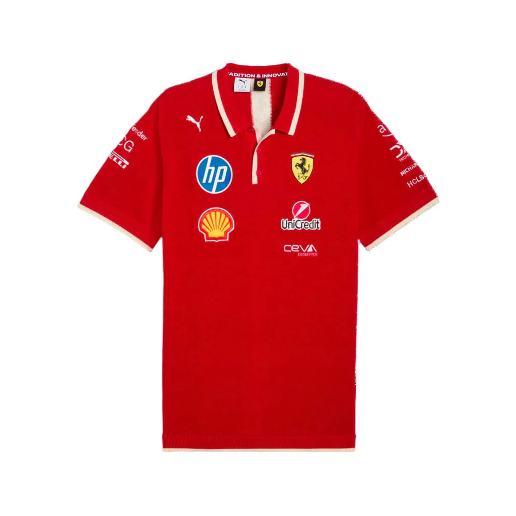 Scuderia Ferrari SE Equipo Polo de punto 🔥
